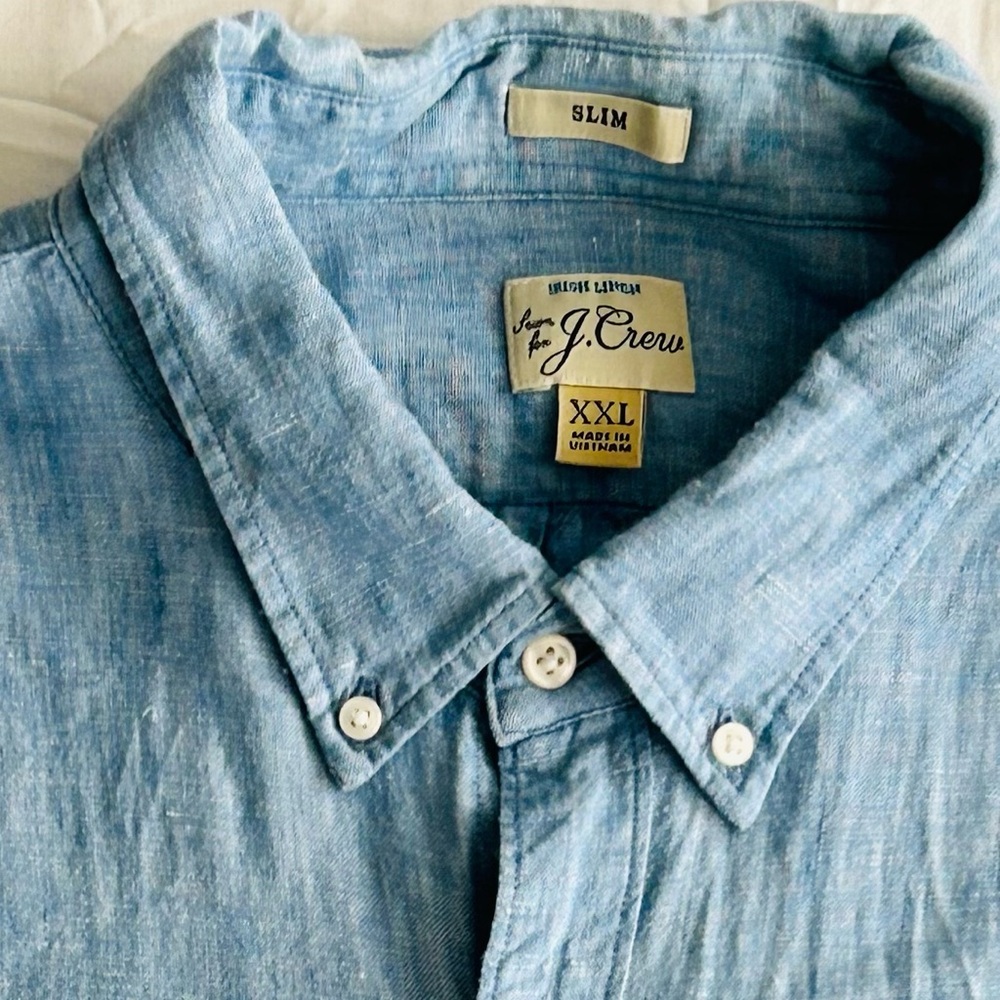 J Crew Baird McNutt Irish Linen Shirt - Picture 3 of 11
